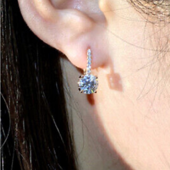 NEW STERLING Silver Luxury Earrings - Picture 2 of 4